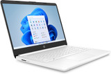 HP 14s-dq0013na Intel® Celeron® N4120 Laptop 35.6 cm (14") HD 4 GB DDR4-SDRAM 128 GB SSD Wi-Fi 5 (802.11ac) Windows 11 Home in S mode White - A20JHEA