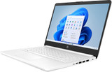HP 14s-dq0013na Intel® Celeron® N4120 Laptop 35.6 cm (14") HD 4 GB DDR4-SDRAM 128 GB SSD Wi-Fi 5 (802.11ac) Windows 11 Home in S mode White - A20JHEA