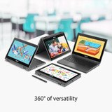 ASUS Chromebook Flip CR1 CR1100FKA-BP0745 Intel® Celeron® N N4500 29.5 cm (11.6") Touchscreen HD 4 GB LPDDR4x-SDRAM 64 GB eMMC Wi-Fi 6 (802.11ax) ChromeOS Grey - 90NX03E1-M00TZ0