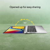 ASUS Vivobook 15 M1502YA-NJ033W AMD Ryzen™ 7 7730U Laptop 39.6 cm (15.6") Full HD 16 GB DDR4-SDRAM 512 GB SSD Wi-Fi 6E (802.11ax) Windows 11 Home Silver - 90NB0X22-M00DH0