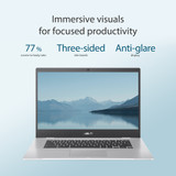 ASUS Chromebook CB1500CKA-NJ0407 Intel® Celeron® N N4500 39.6 cm (15.6") Full HD 4 GB LPDDR4x-SDRAM 64 GB eMMC Wi-Fi 6 (802.11ax) ChromeOS Silver - 90NX03Y2-M00EM0