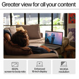 HP Pavilion 16-af0002na Intel Core Ultra 5 155U Laptop 40.6 cm (16") WUXGA 16 GB LPDDR5x-SDRAM 1 TB SSD Wi-Fi 6 (802.11ax) Windows 11 Home Silver - A2SB9EA