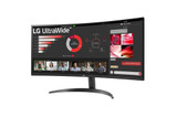 LG 34WR50QC-B computer monitor 86.4 cm (34") 3440 x 1440 pixels Quad HD LCD Black - 34WR50QC-B.AEK