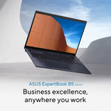 ASUS ExpertBook B5 B5604CMA-QVU715X Intel Core Ultra 7 155U Laptop 40.6 cm (16") Touchscreen WUXGA 16 GB DDR5-SDRAM 512 GB SSD Wi-Fi 6E (802.11ax) Windows 11 Pro Black - 90NX0751-M00760