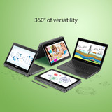 ASUS BR1100F-CS81XA-3Y Intel® Celeron® N N4500 Hybrid (2-in-1) 29.5 cm (11.6") Touchscreen HD 8 GB DDR4-SDRAM 128 GB eMMC Wi-Fi 6 (802.11ax) Windows 11 Pro Academic Grey - 90NX03A1-M00PJ0