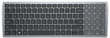 DELL KB740 keyboard RF Wireless + Bluetooth QWERTY UK English Grey, Black - KB740-GY-R-UK