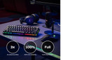 HyperX 60 Alloy Origins AQU Gaming Keyboard - 56R61AA