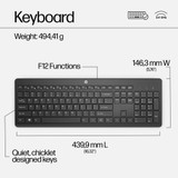 HP 230 Wireless Mouse and Keyboard Combo - 18H24AA