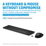 HP 655 Wireless Keyboard and Mouse Combo - 4R009AA