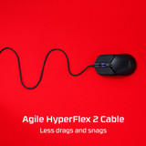 HyperX Pulsefire Haste 2 - Gaming Mouse (Black) - 6N0A7AA