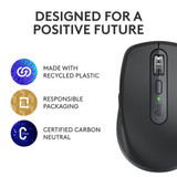 Logitech MX Anywhere 3S mouse Office Right-hand RF Wireless + Bluetooth Laser 8000 DPI - 910-006929