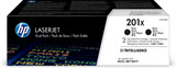 HP 201X 2-pack High Yield Black Original LaserJet Toner Cartridges - CF400XD