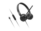 Lenovo 4XD1K18260 headphones/headset Wired Head-band Music/Everyday USB Type-A Black - 4XD1K18260