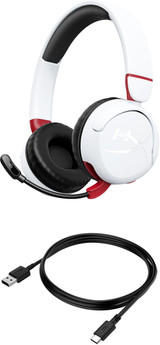 HyperX Cloud Mini - Wireless Gaming Headset (White) - 7G8F2AA