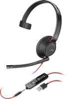 POLY Blackwire 5210 Monaural USB-A Headset - 80R98AA