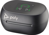POLY Voyager Free 60+ UC M Carbon Black Earbuds +BT700 USB-A Adapter +Touchscreen Charge Case - 7Y8G9AA
