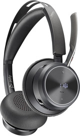 POLY Voyager Focus 2 Microsoft Teams Certified USB-C-C Headset +USB-C/A Adapter +Charging Stand - 9T9J6AA