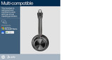POLY Voyager Focus 2 Microsoft Teams Certified USB-C-C Headset +USB-C/A Adapter +Charging Stand - 9T9J6AA