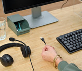 Trust HS-260 Headset Wired Neck-band Office/Call center USB Type-A Black - 25334