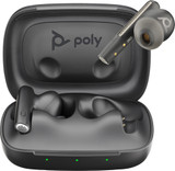 POLY Voyager Free 60 UC Carbon Black Earbuds +BT700 USB-A Adapter +Basic Charge Case - 7Y8H3AA