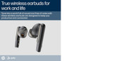 POLY Voyager Free 60 UC Carbon Black Earbuds +BT700 USB-A Adapter +Basic Charge Case - 7Y8H3AA