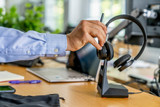 POLY Voyager 4320-M Microsoft Teams Certified Headset +BT700 dongle +Charging Stand - 77Z32AA