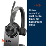 POLY Voyager 4310 USB-C Headset +BT700 dongle +Charging Stand - 77Y96AA