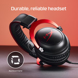 HyperX Cloud II - Gaming Headset (Black-Red) Wired Head-band Black, Red - 4P5M0AA