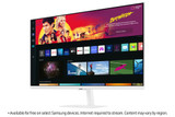 Samsung 32" M70B UHD, USB-C White Smart Monitor with Speakers & Remote - LS32BM701UPXXU