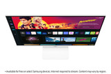 Samsung 32" M70B UHD, USB-C White Smart Monitor with Speakers & Remote - LS32BM701UPXXU