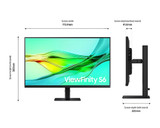 Samsung LS32D600UAU computer monitor 81.3 cm (32") 2560 x 1440 pixels Quad HD Black - LS32D600UAUXXU