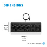 HP 125 Wired Keyboard - 266C9AA