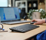 Trust Lyra keyboard Office USB + RF Wireless + Bluetooth QWERTY UK English Black - 24711