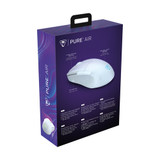 Turtle Beach Pure Air - Ultra-Light Wireless Ergonomic RGB Gaming Mouse, 26K DPI Optical Sensor, 125 hour Battery, Dual Wireless System, TITAN Optical Switches, Bluetooth, RGB Illumination. Semi-translucent White - TBM-1102-15