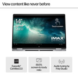 HP ENVY x360 14-fa0005na AMD Ryzen™ 5 8640HS Hybrid (2-in-1) 35.6 cm (14") Touchscreen 2K 16 GB LPDDR5-SDRAM 512 GB SSD Wi-Fi 6E (802.11ax) Windows 11 Home Silver - A20J5EA