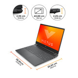 HP Victus Gaming 16-r0007na Laptop 40.9 cm (16.1") Full HD Intel® Core™ i5 i5-13500H 16 GB DDR5-SDRAM 512 GB SSD NVIDIA GeForce RTX 3050 Wi-Fi 6E (802.11ax) Windows 11 Home Black - 876Z5EA
