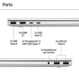 HP ENVY 17-da0011na Intel Core Ultra 7 155H Laptop 43.9 cm (17.3") Touchscreen Full HD 16 GB DDR5-SDRAM 512 GB SSD Wi-Fi 6E (802.11ax) Windows 11 Home Silver - A30RKEA