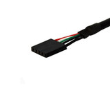 StarTech.com 1 ft Panel Mount USB Cable - USB A to Motherboard Header Cable F/F - USBPNLAFHD1