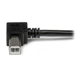 StarTech.com 2m USB 2.0 A to Right Angle B Cable - M/M - USBAB2MR