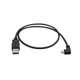 StarTech.com Micro-USB Charge-and-Sync Cable M/M - Right-Angle Micro-USB - 24 AWG - 0.5 m - USBAUB50CMRA