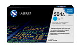 HP 504A Cyan Original LaserJet Toner Cartridge - CE251A
