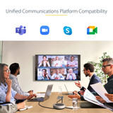 StarTech.com USB-C Speakerphone Docking Station, Mini Portable Conference Speaker and Audio Dock, USB-C to VGA/4K HDMI, 2x USB-A Hub, Mic/Speaker, Teams/Zoom/Softphone Speakerphone - DKTBRSPMPD