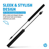 HP Slim Rechargeable Pen Charger Stylus pen Black USB Indoor - 4X491AA#AC3