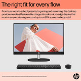 HP 24-cr0035na AMD Ryzen™ 5 7520U 60.5 cm (23.8") 1920 x 1080 pixels All-in-One PC 8 GB LPDDR5-SDRAM 512 GB SSD Windows 11 Home Wi-Fi 6 (802.11ax) White - A1XM2EA
