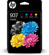 HP 937 CMYK Original Ink Cartridge 4-Pack - 6C400NE