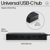 HP Universal USB-C Hub and Laptop Charger Combo - 9H0H9AA HP Universal USB-C Hub and Laptop Charger Combo - 9H0H9AA