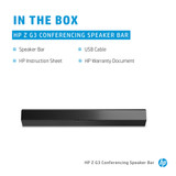 HP Z G3 Conferencing Speaker Bar - 32C42AA