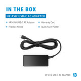HP 45W USB-C AC Adapter - N8N14AA