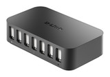 D-Link Hi-Speed USB 2.0 7-Port Hub - DUB-H7/B