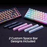 HP HyperX Pudding Keycaps 2 - Full Key Set - PBT - White (US Layout) - 7G8K2AA